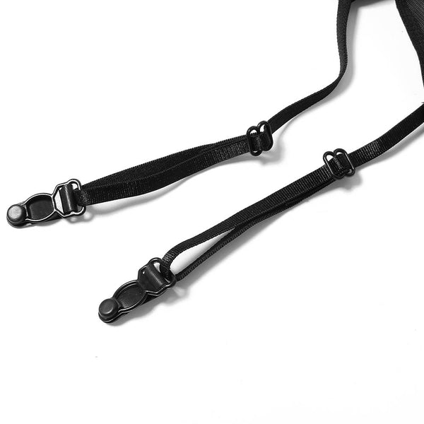Adjustable garter straps